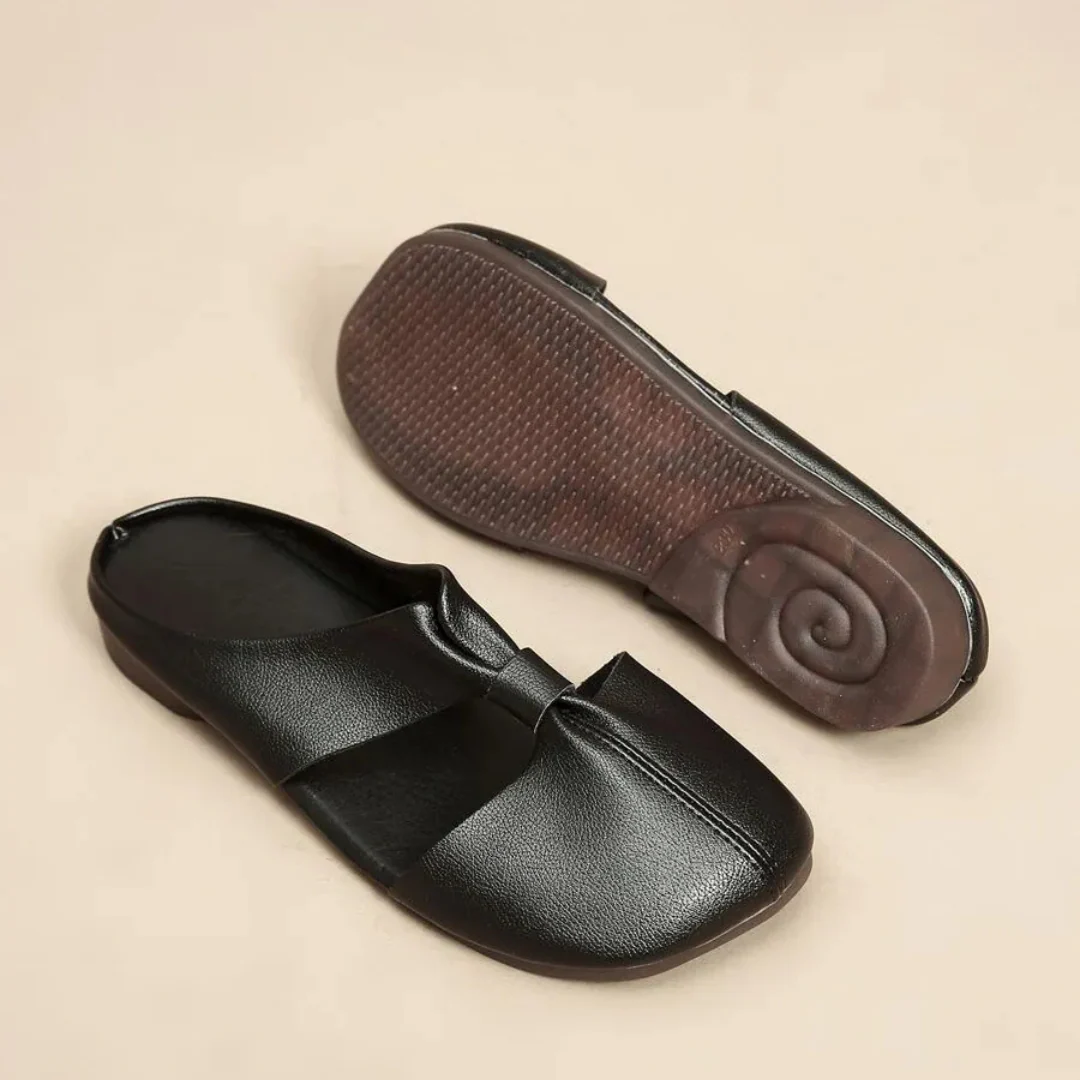 Sandalias de tac贸n bajo con suela ergon贸mica para mujer - Imagen 9