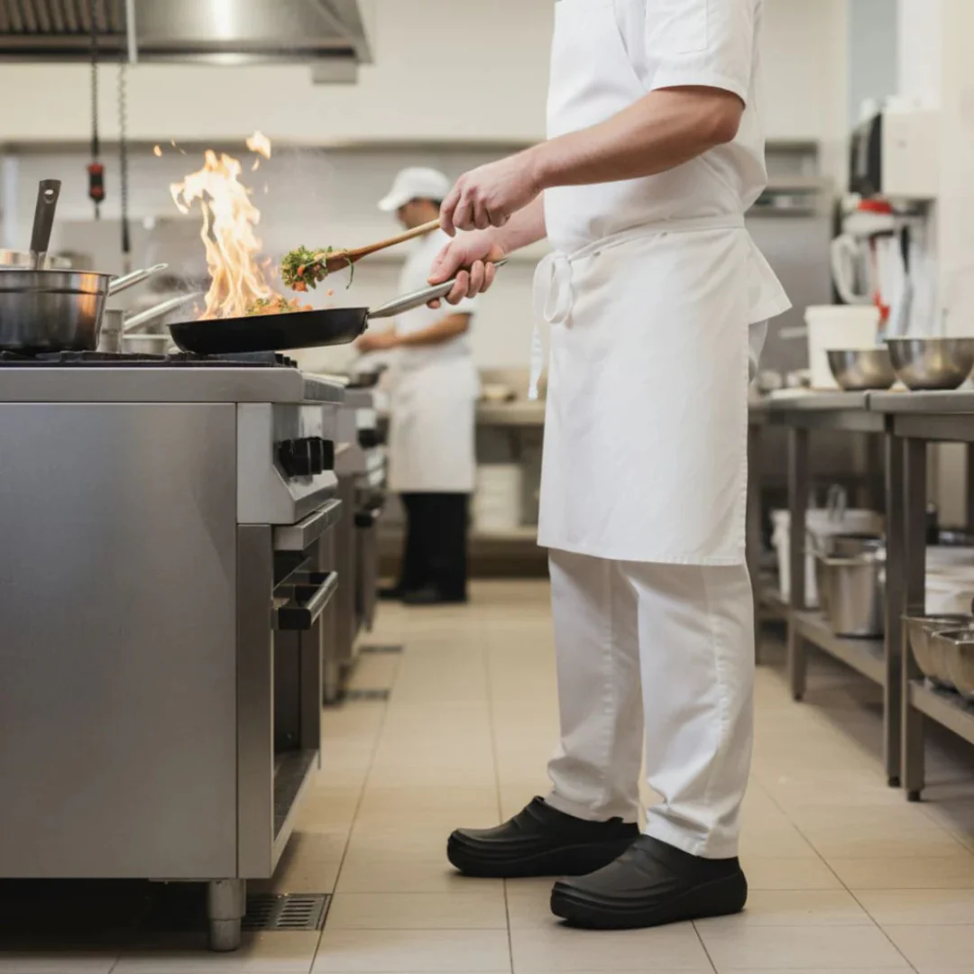 Zuecos ergon贸micos impermeables y antideslizantes unisex - Imagen 5