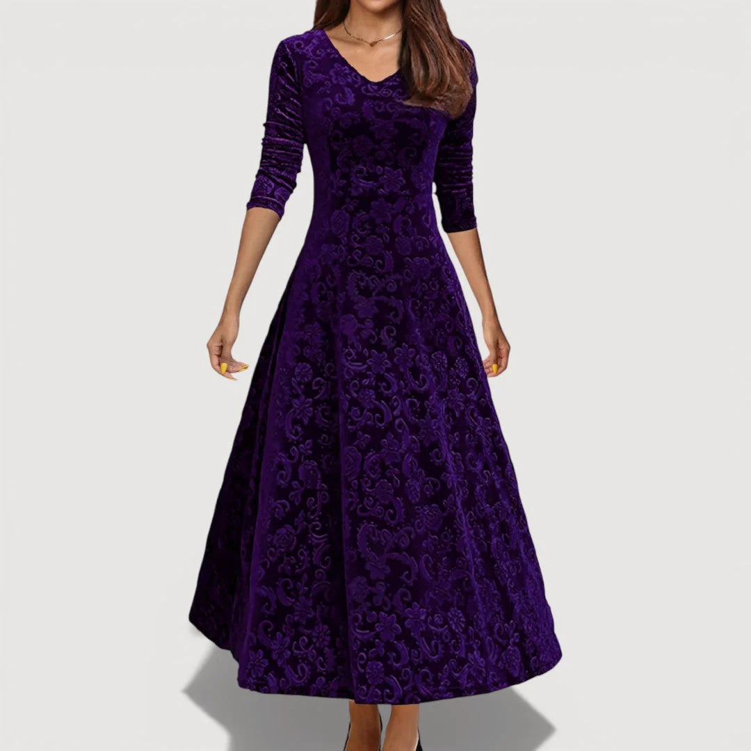 JILLIAN – VESTIDO DE VELVET ELEGANTE - Imagen 6