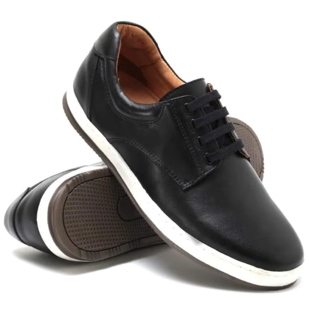 Zapatos Ergon贸micos de Cuero Liso para Hombre - Imagen 5