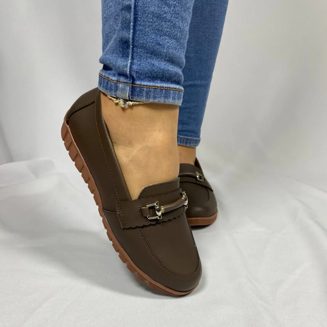 Mocasines de cuero con suelas ergon贸micas - Imagen 5