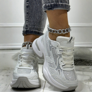 Zapatillas Deportivas de Estilo Contemporáneo con Suela Elevada Para Mujer