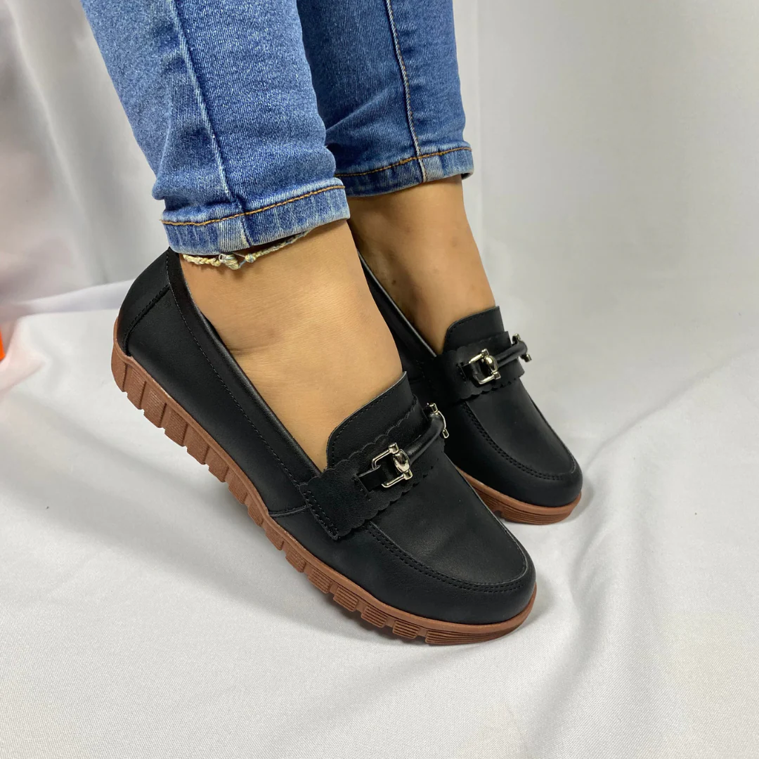 Mocasines de cuero con suelas ergon贸micas - Imagen 6