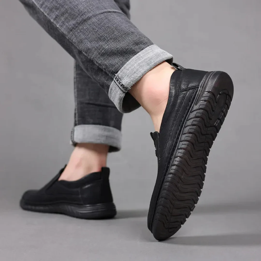 Mocasines de Piel Auténtica para Hombre con Diseño Clásico y Suela Antideslizante® - Imagen 6