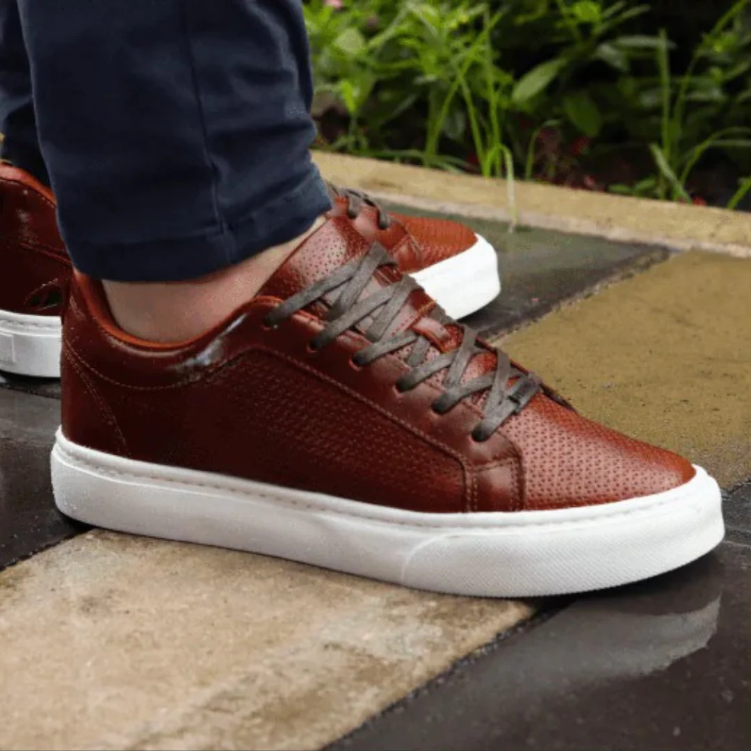 Zapatos Ortop茅dicos de Cuero Microperforado para Hombre - Imagen 5