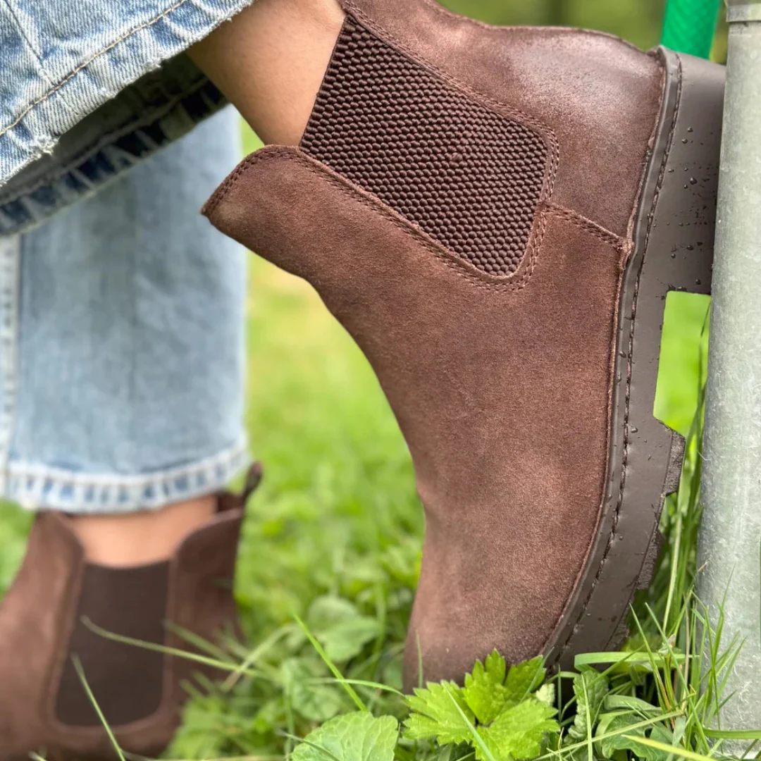 Botas de Cuero con Suelas Resistentes para Mujer - Imagen 8