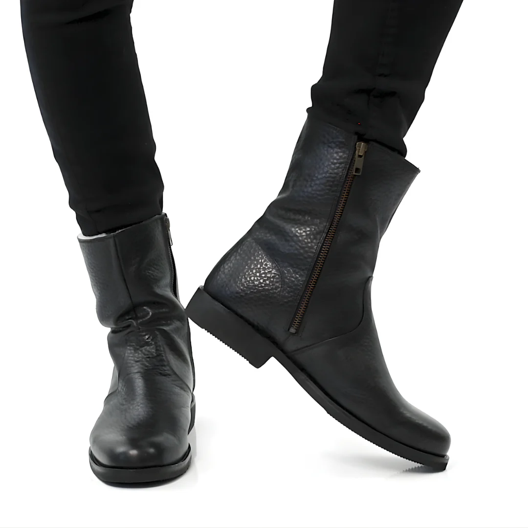 Bota de Cuero con Interior Abrogado para Hombre - Imagen 6