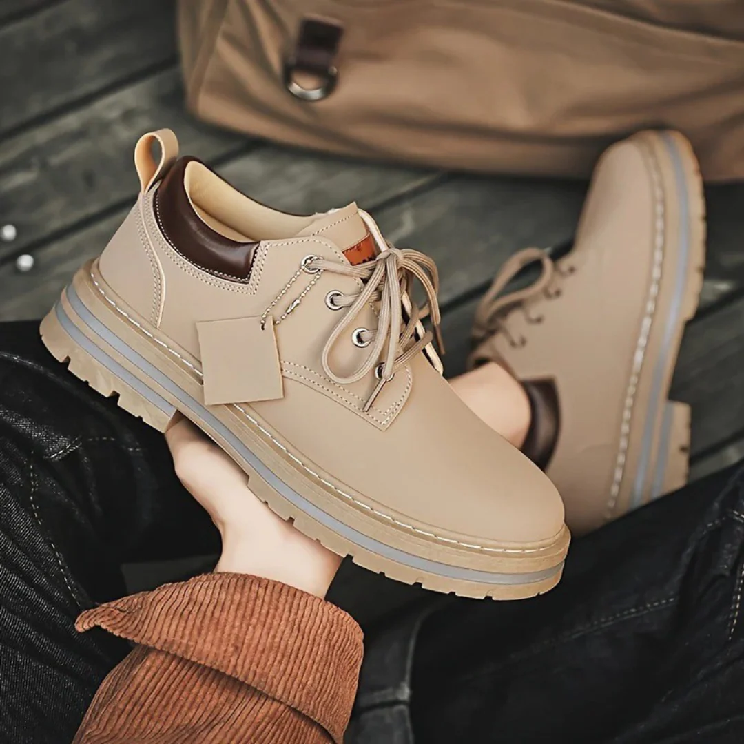 Zapatos con suelas ergon贸micas y robustas para hombre - Imagen 6