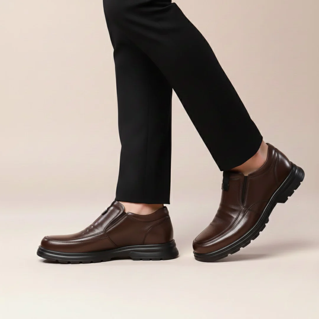 Zapato de Cuero Premium con Interior T茅rmico para Hombre - Imagen 6