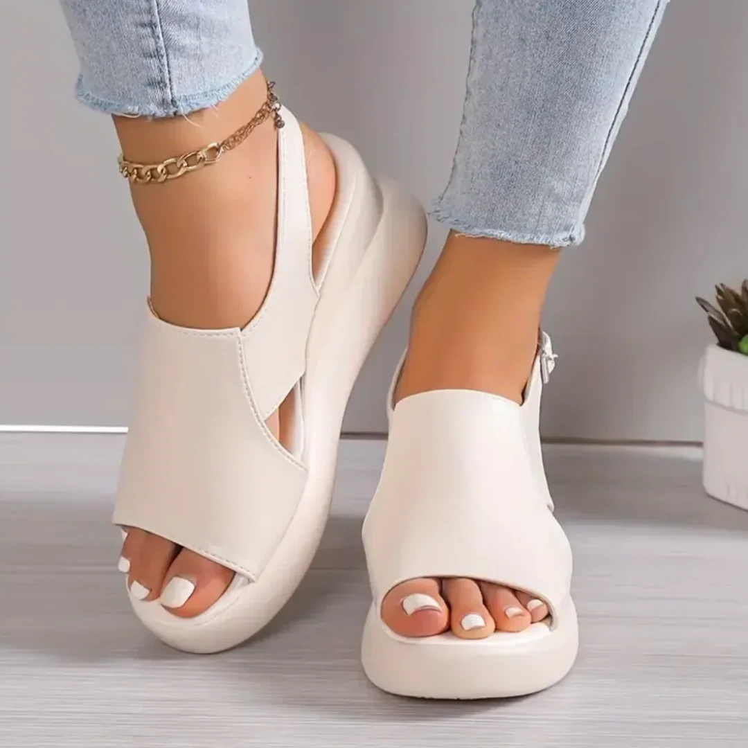 Sandalias Ortop茅dicas Abiertas con Plataforma y Doble Ajuste - Imagen 6