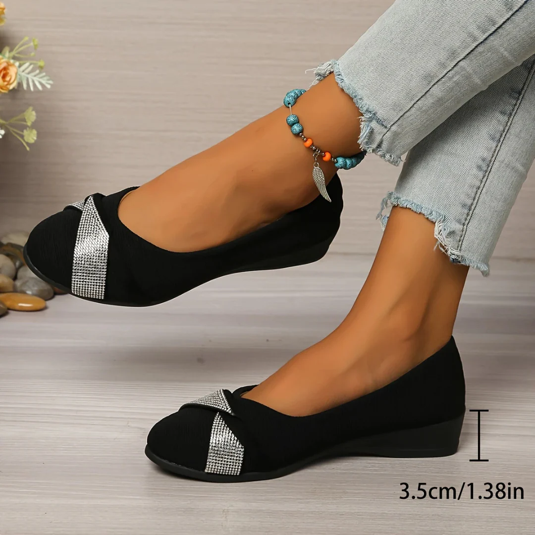 Bailarinas con Brillantes de suela ergon贸mica - Imagen 6