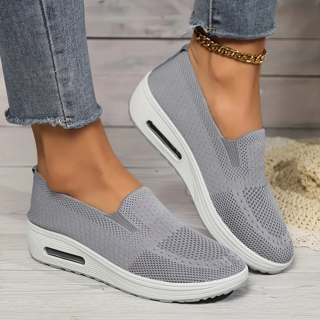 Zapatos Ortop茅dicos de Mujer sin Cordones con Suela Blanda - Imagen 5