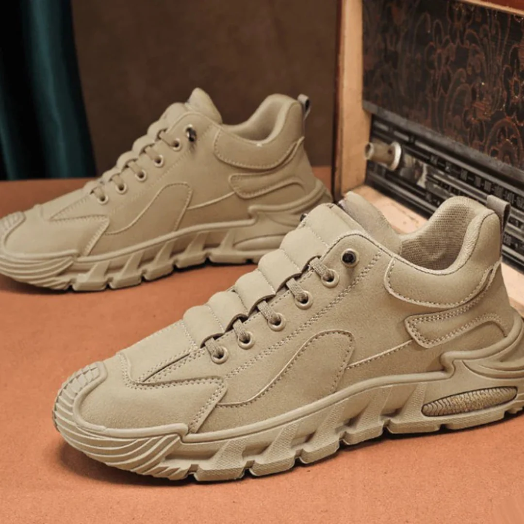 Zapatos casual antideslizantes de suela gruesa para hombre - Imagen 6