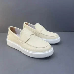 Mocasines ergonómicos de cuero para hombre