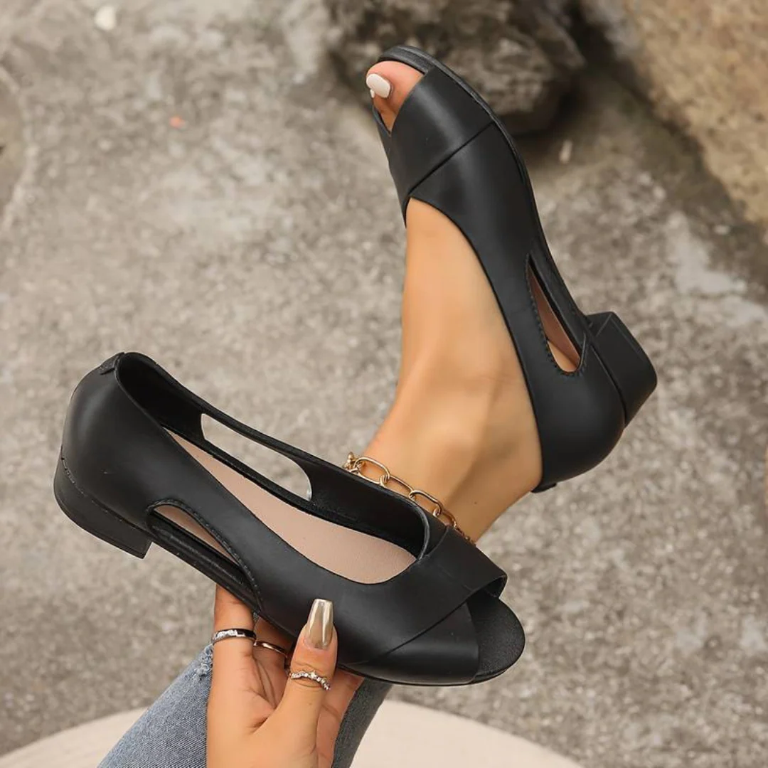 Sandalias de tac贸n bajo con suela ortop茅dica para mujer - Imagen 5