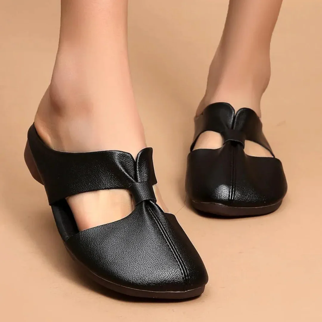 Sandalias de tac贸n bajo con suela ergon贸mica para mujer - Imagen 8