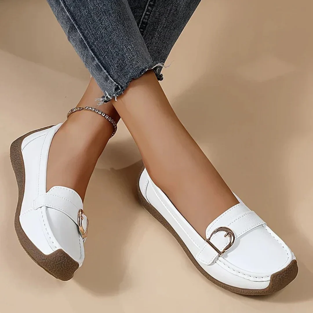 Zapatos Casuales Ergon贸micos de Cuero para mujer - Imagen 3