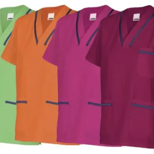 Casaca de manga corta bicolor