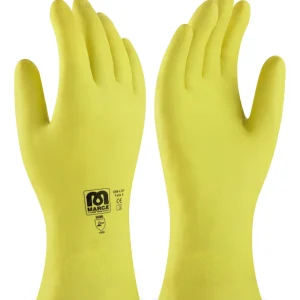 Guante de látex tipo doméstico amarillo MA688-LDY
