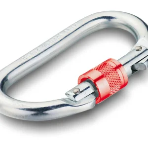 Mosquetón de aluminio con cierre de rosca modelo AZOR ALU