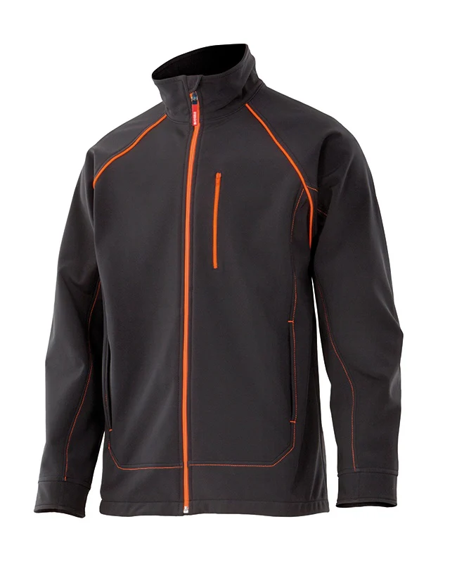 Cazadora SoftShell con cremallera central bicolor - Imagen 3