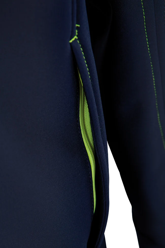 Cazadora SoftShell con cremallera central bicolor - Imagen 4