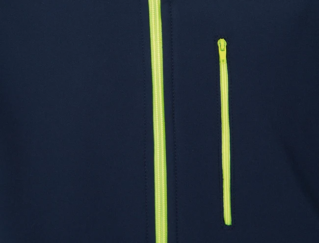 Cazadora SoftShell con cremallera central bicolor - Imagen 6