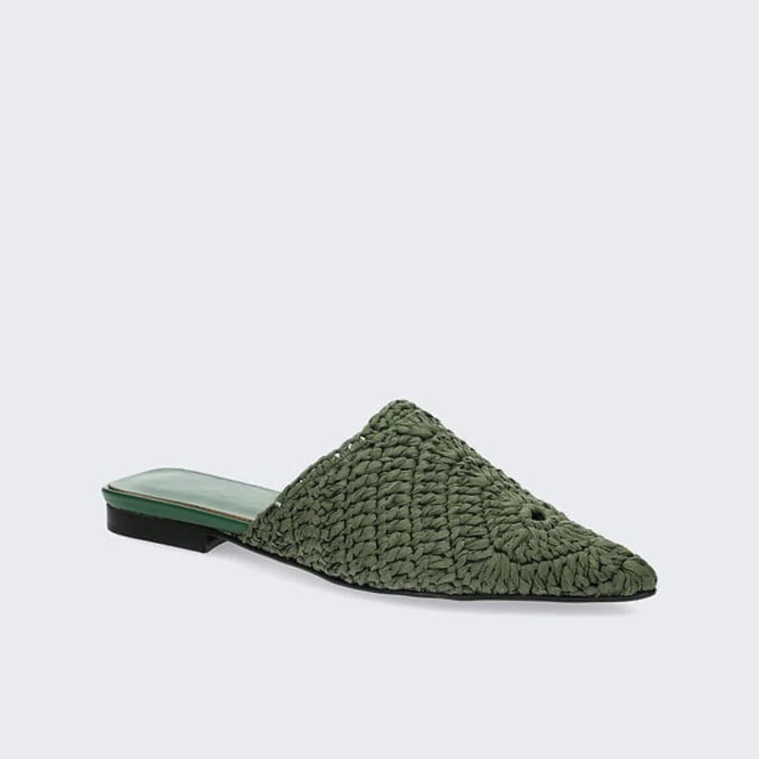 Sandalias planas de ganchillo estilo boho庐 - Imagen 9