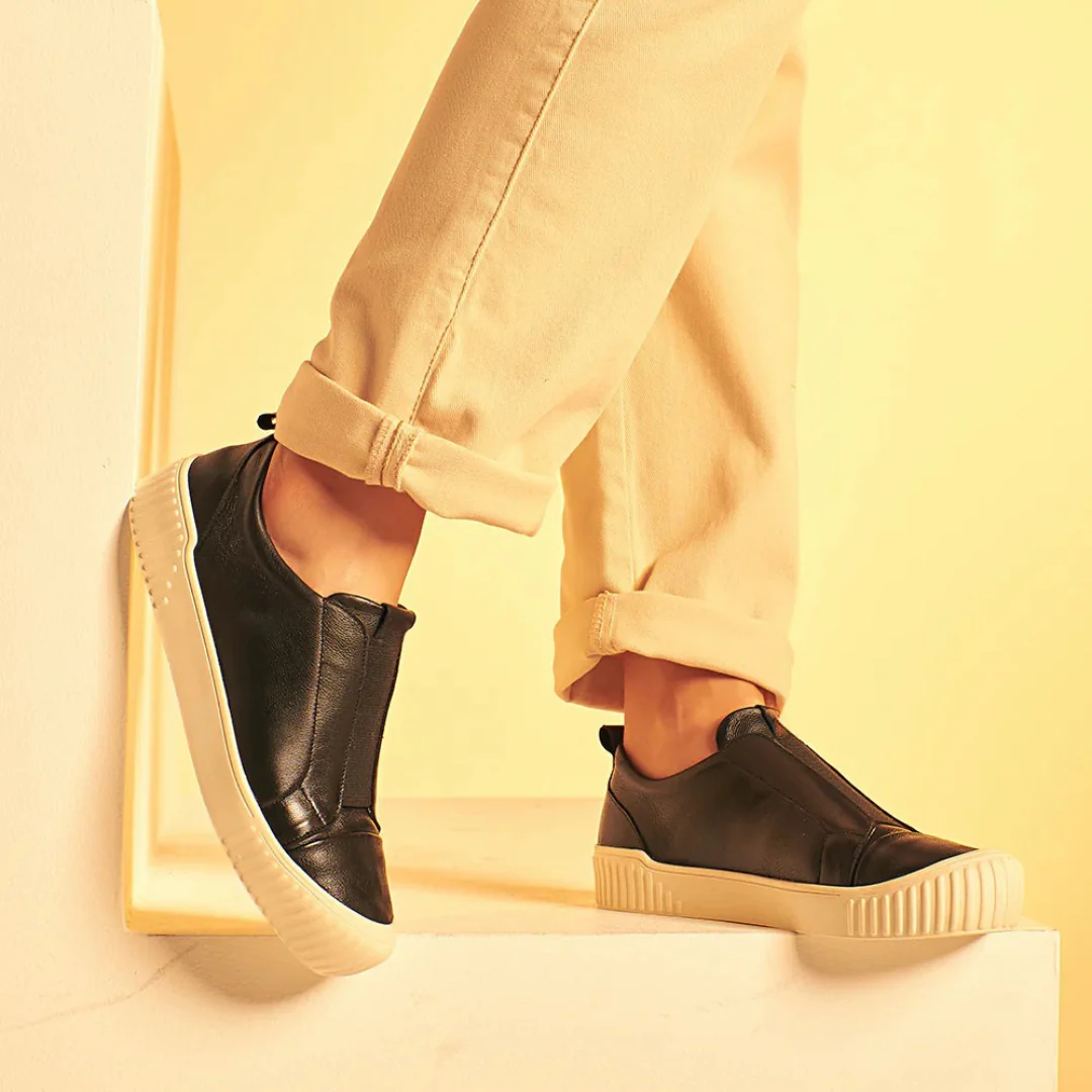 Zapatillas Sin Cordones de Cuero para Mujer - Imagen 7