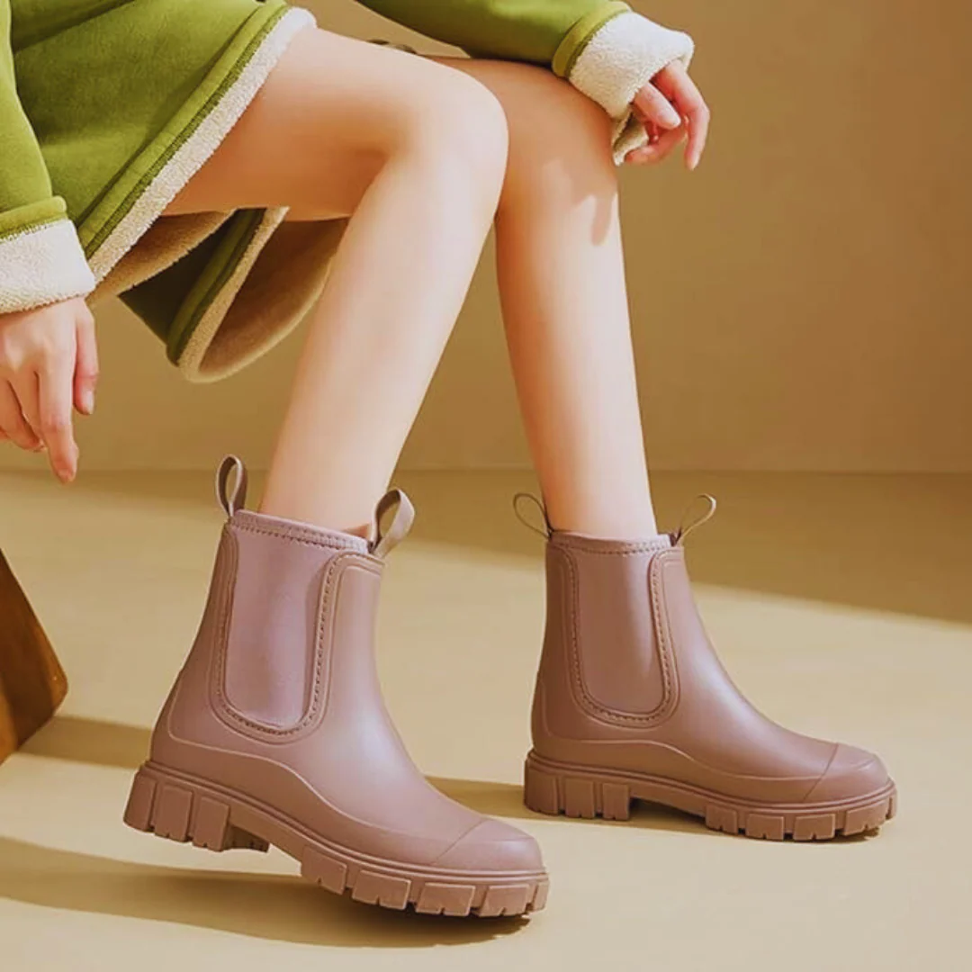 Botas impermeables para mujer con suela antideslizante - Imagen 7