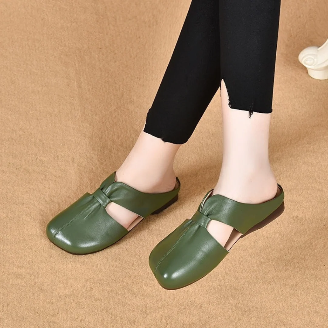 Sandalias de tac贸n bajo con suela ergon贸mica para mujer - Imagen 5