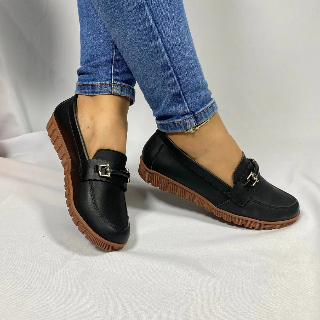 Mocasines de cuero con suelas ergon贸micas - Imagen 7