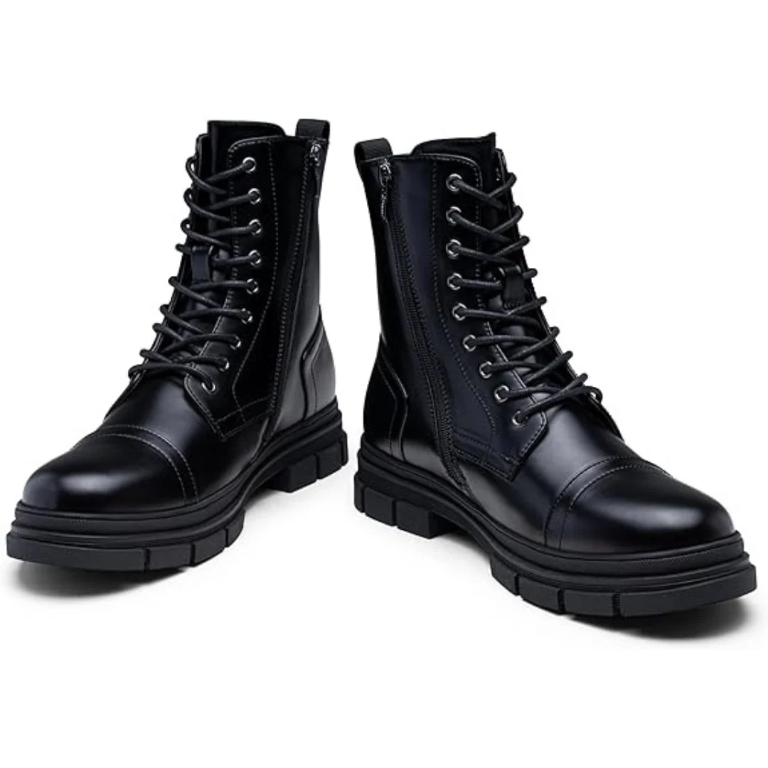 Botas de invierno altas forradas con lana para hombre