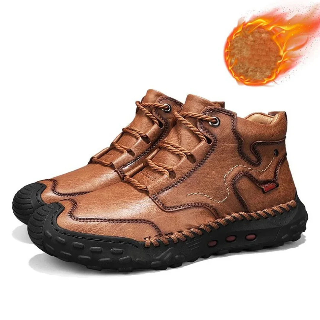 Botas de monta帽a de piel cosida - Imagen 6