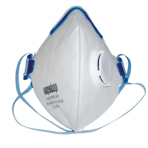 Mascarilla de celulosa plegada con válvula FFP2 SL -  Caja 12 uds. SAFETOP 31600