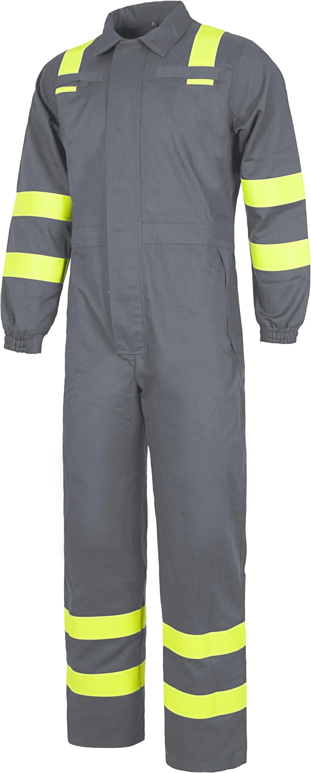 Buzo ign铆fugo y antiest谩tico reforzado y con cintas reflectantes