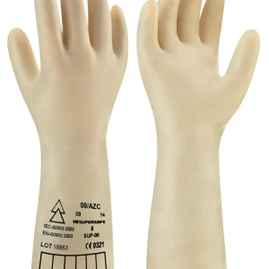 Guantes de látex natural para trabajos eléctricos