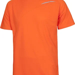 Camiseta técnica manga corta en color naranja