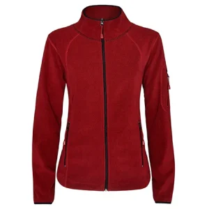 Chaqueta polar para mujer con cremallera completa