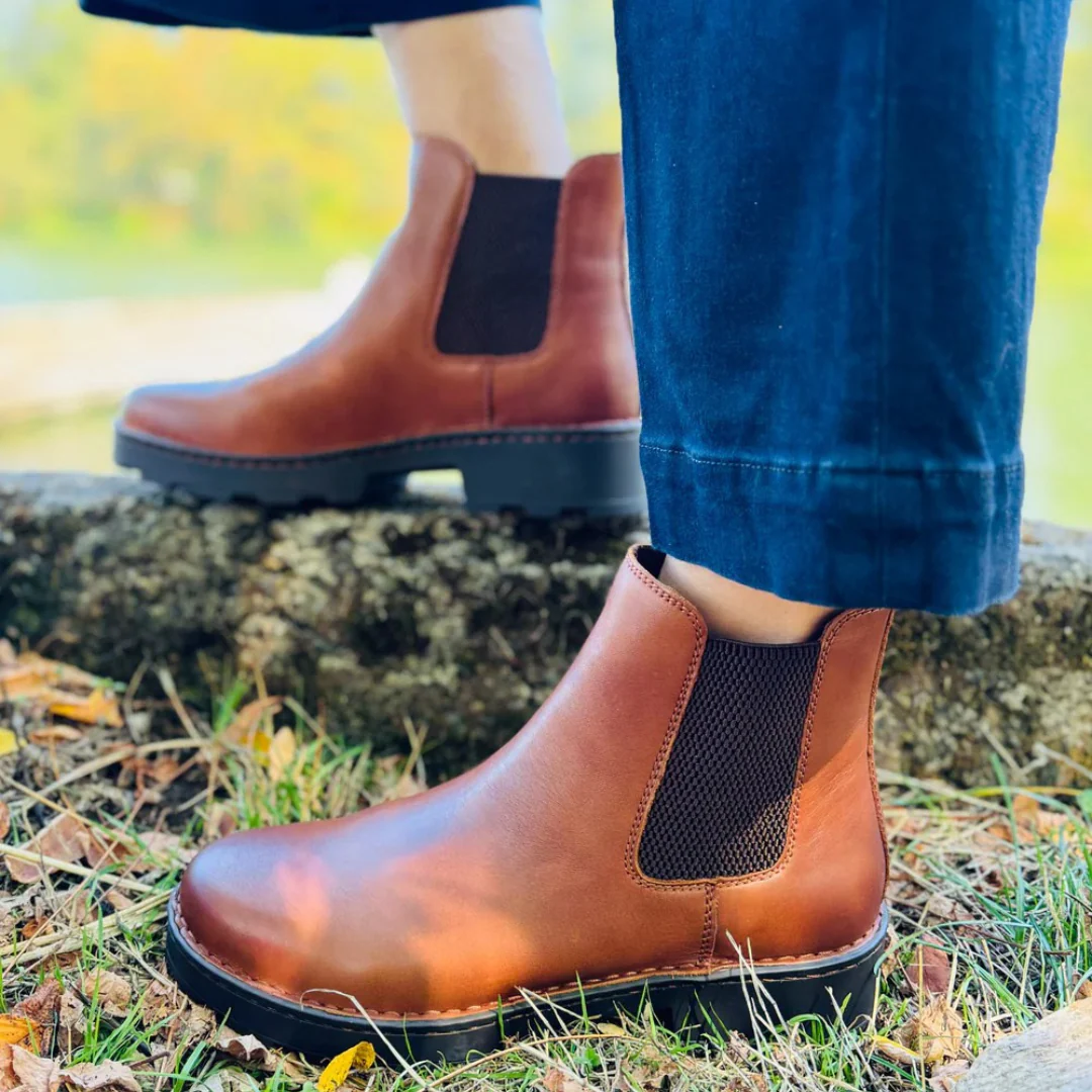 Botas de Cuero con Suelas Resistentes para Mujer - Imagen 7