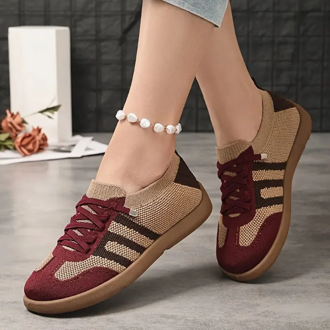 Zapatos slip-on transpirables con suela flexible y ergonomica para mujer - Imagen 8