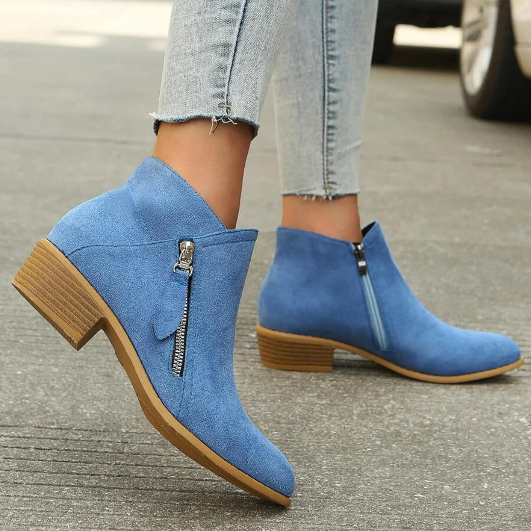 Botas de caña media para mujer con cremallera lateral® - Imagen 4