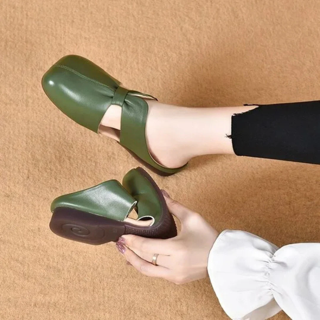 Sandalias de tac贸n bajo con suela ergon贸mica para mujer - Imagen 6