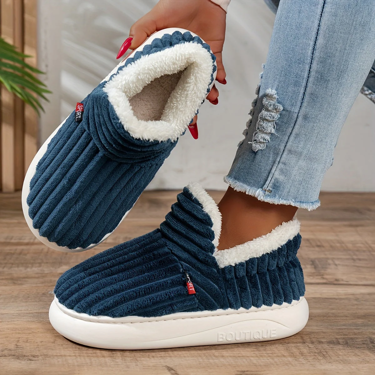 CozyStep™ | Zapatillas de casa de peluche - Imagen 7