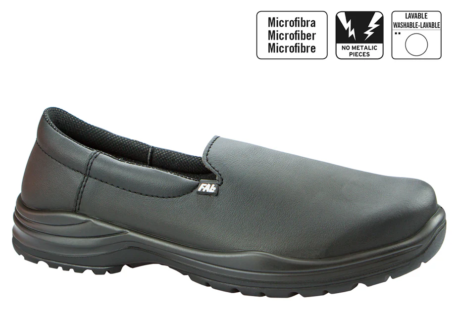 Zapato Mod. SEVILLA de piel sin cordones antideslizante