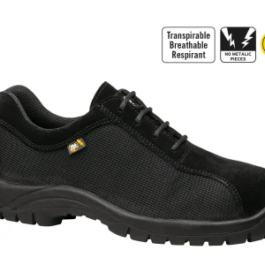 Zapato de seguridad Kyros Top Negro Transpirable S3+SRC+CI