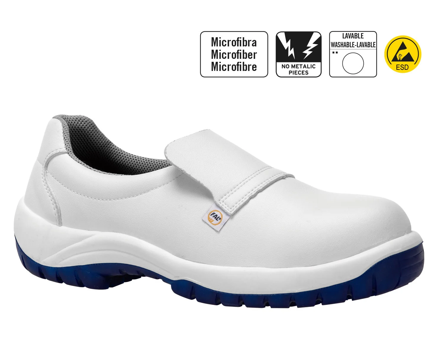 Zapato de seguridad sin cordones FAL LEVANTE S2