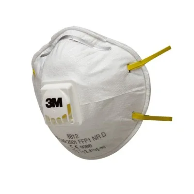 3M 8812 Mascarilla FFP1 moldeada c/v谩lvula. Caja 10 uds.