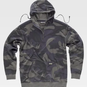 Sudadera camuflaje con capucha