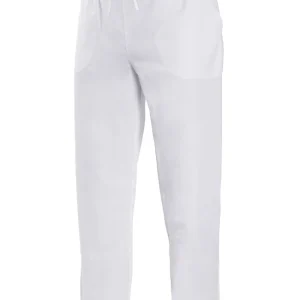 Pantalón sanitario con dos bolsillos, goma elástica y cordón